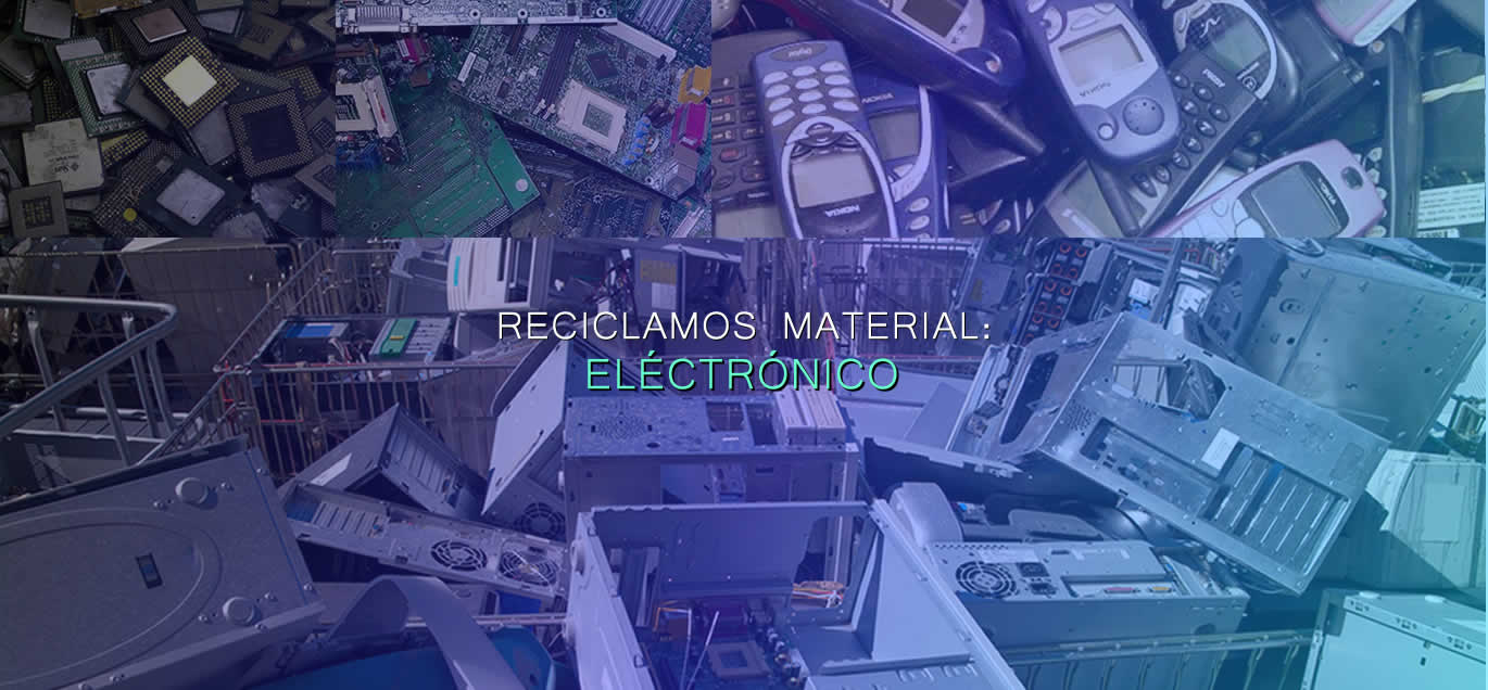 Reciclaje de material electrónico